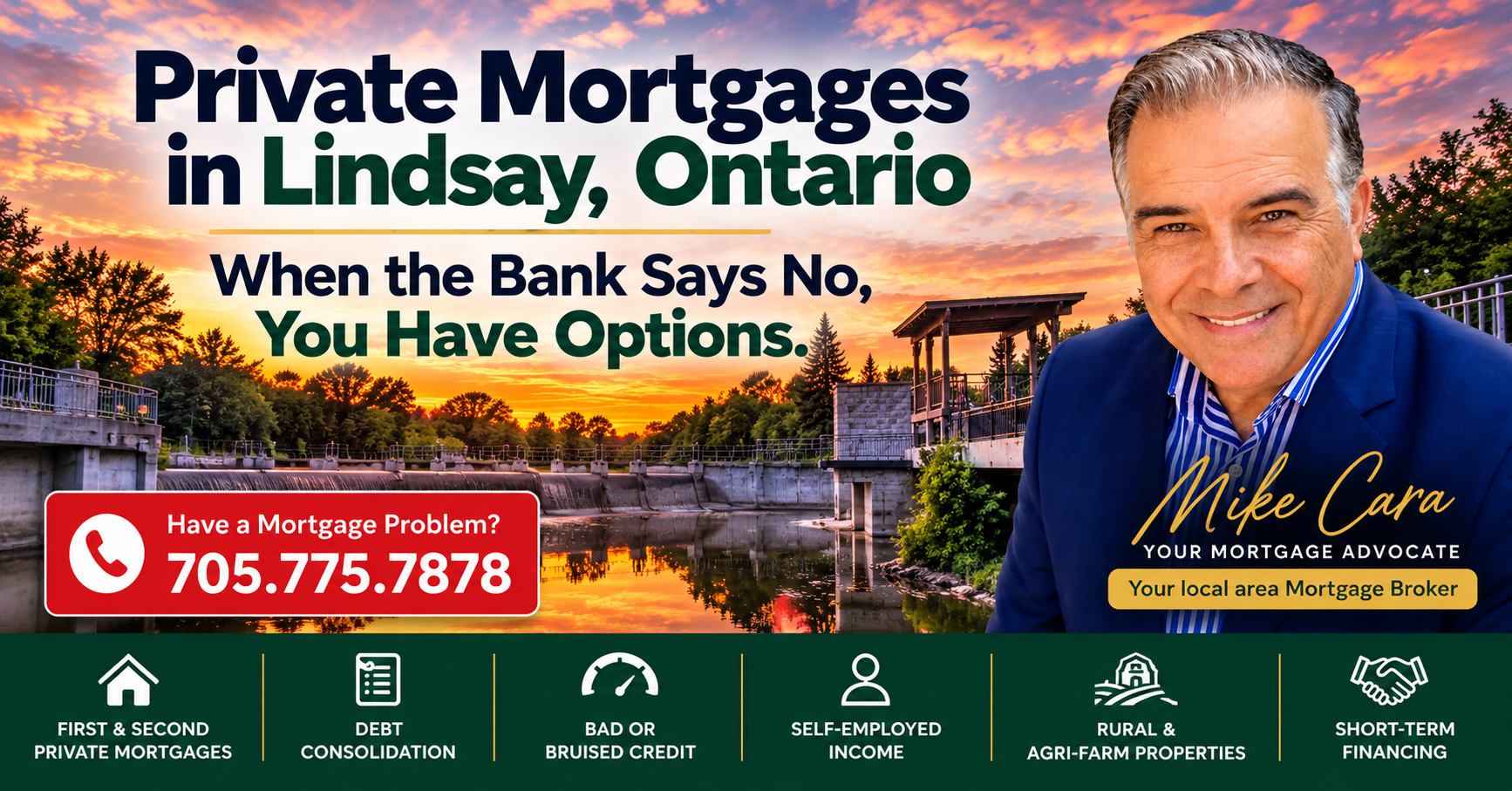 Private Mortgages Lindsay Ontario | Mike Cara Mortgage Broker