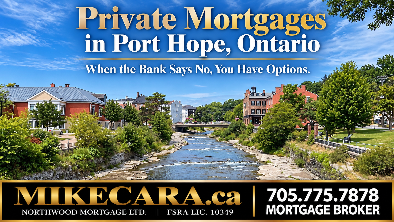 Private Mortgage Port Hope, Ontario | Mike Cara Mortgage Broker